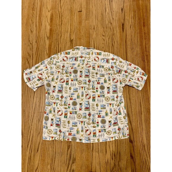 Pacific Legend Hawaii Short Sleeve Button Shirt Lighthouse Nautical 3XL VTG Sail - Picture 10 of 12
